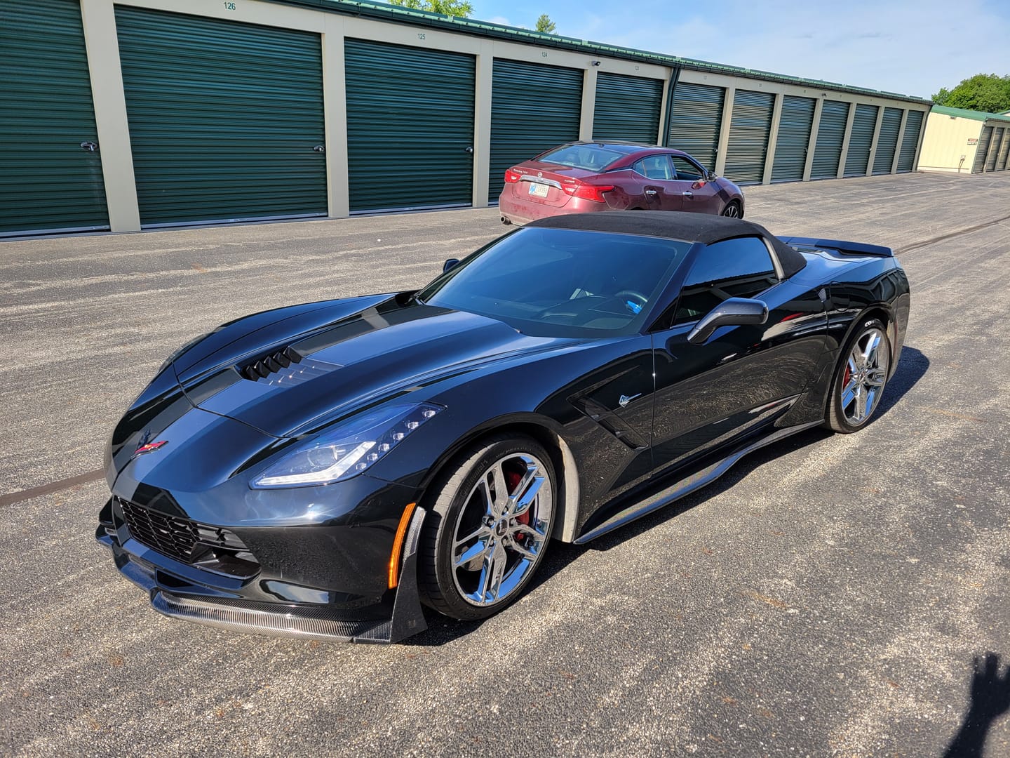 Customer photo review of Corvette C7 Carbon Flash Front Bumper Grill