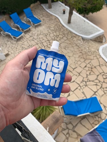Customer photo review of MYOM Original Oat Drink Blend (6 x 65g - Makes 6 x 500ml)