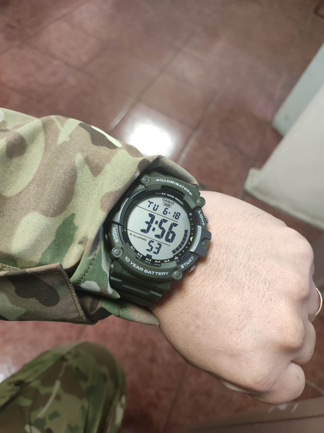 Customer photo review of Reloj Casio Vintage AE-1500WHX-3AVDF Verde