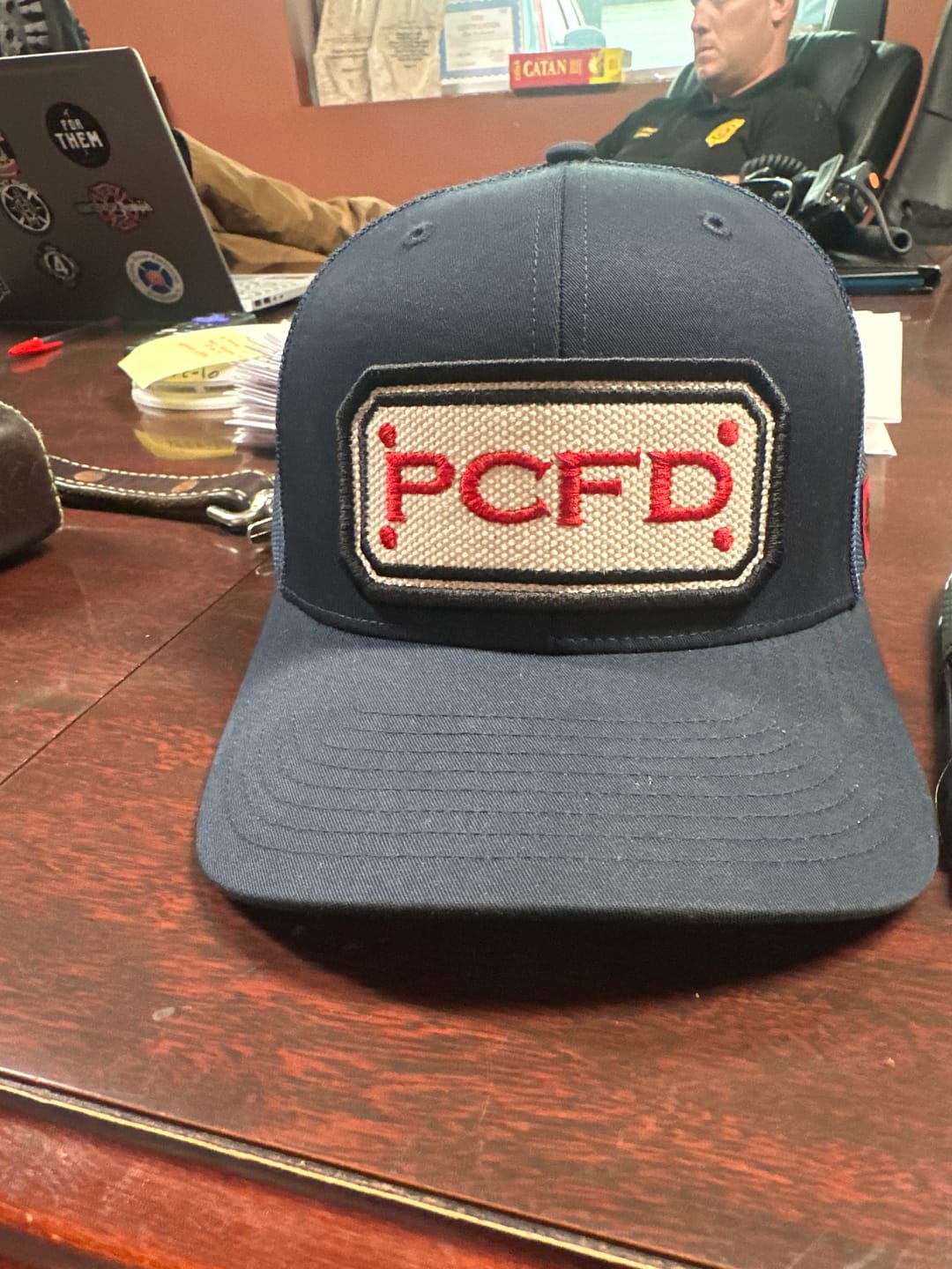 Customer photo review of LAYOVER DESIGN with custom back of hat