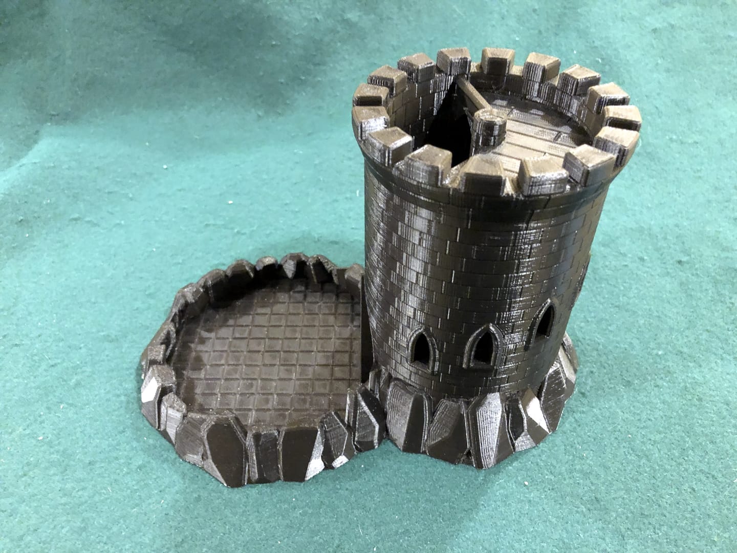 Customer photo review of Black PETG Filament 1.75mm 1kg