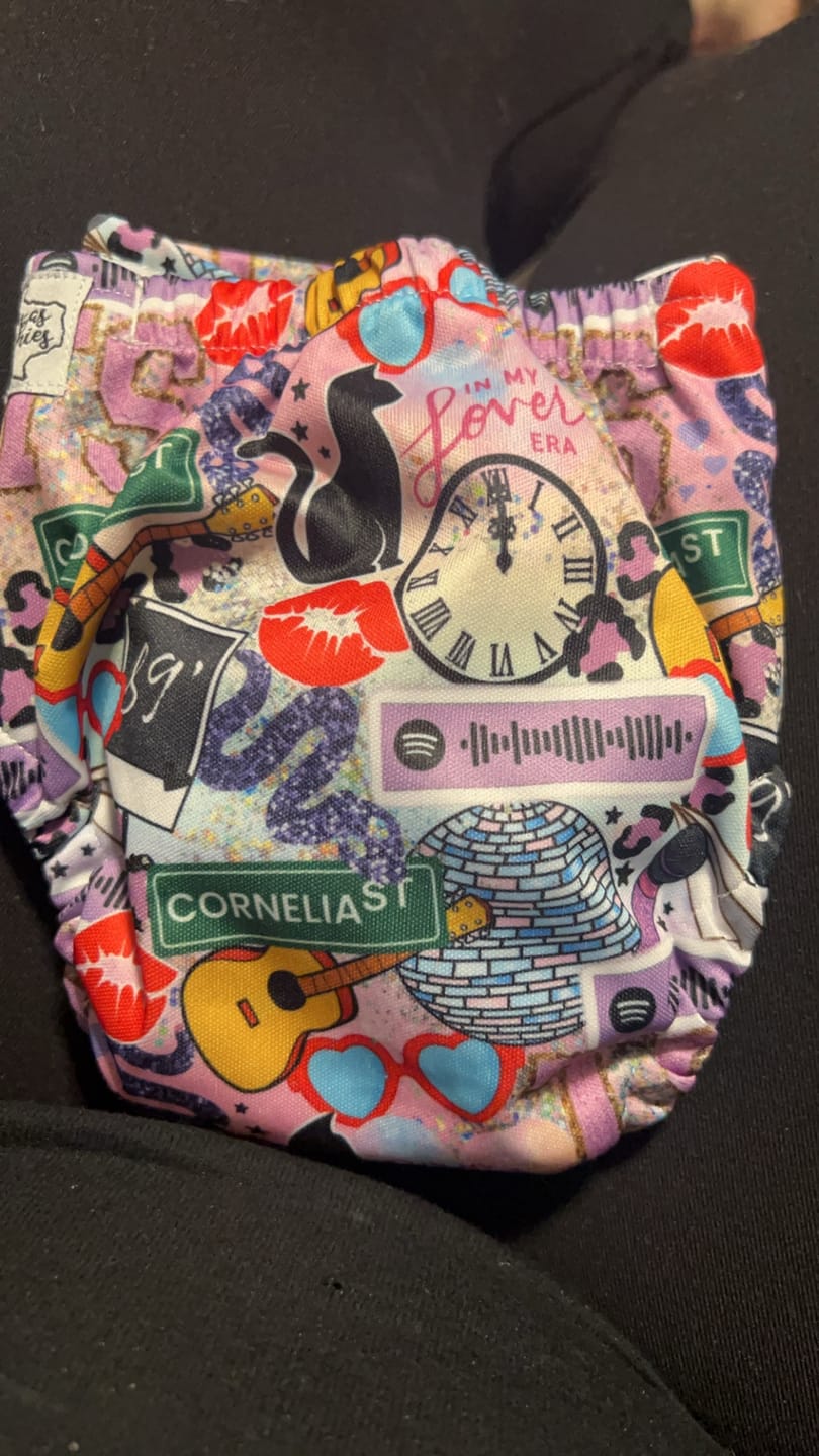 Customer photo review of Tiny Tushies Newborn AIO Cloth Diaper