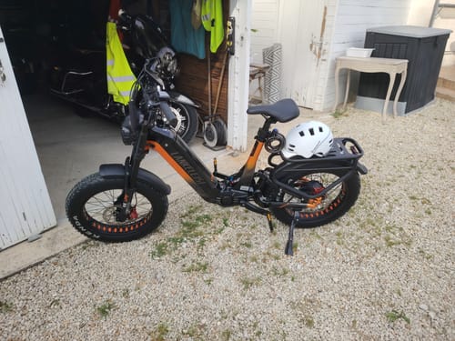 Customer photo review of Lankeleisi RX800 Plus 1000W 20" Fat Bike Full Suspension Electric Bike 48V 20Ah Samsung Battery SUV E-Bike