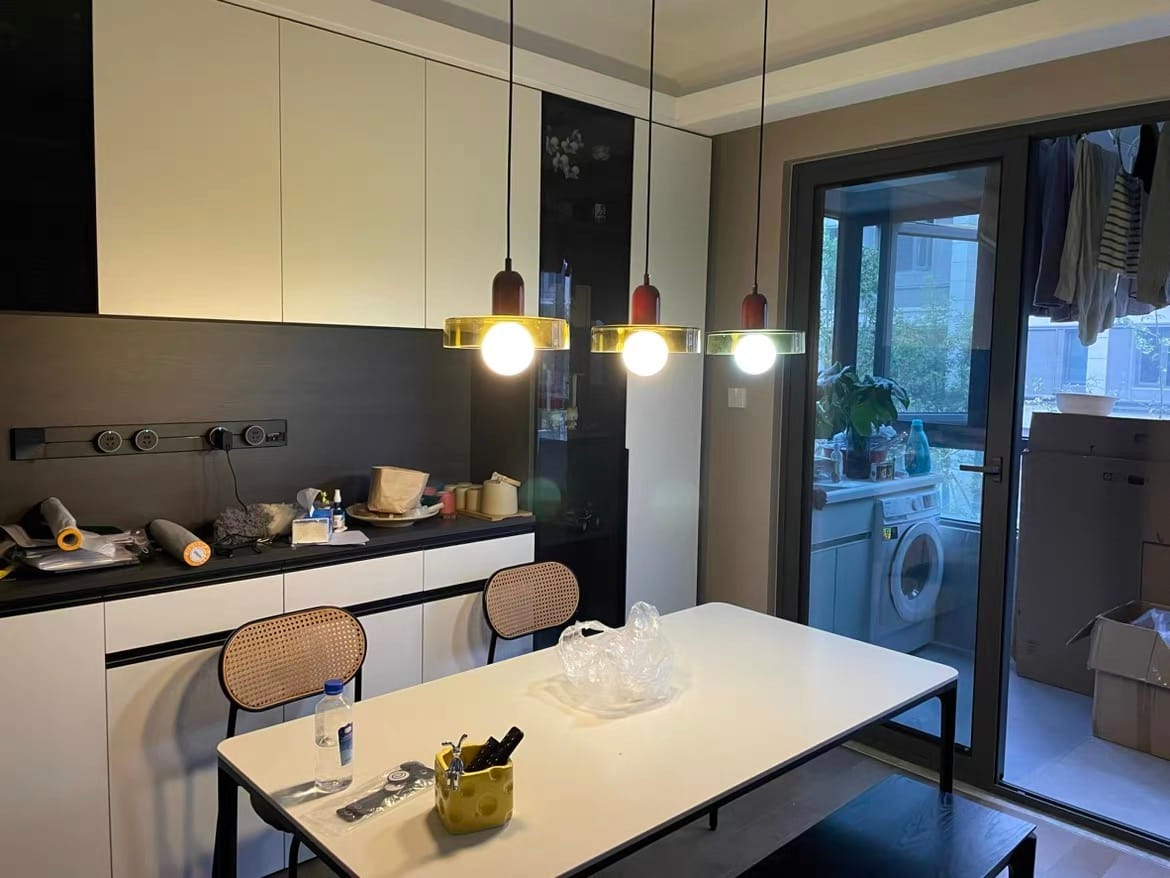 Customer photo review of Luminária Pendente Moderna Nórdica