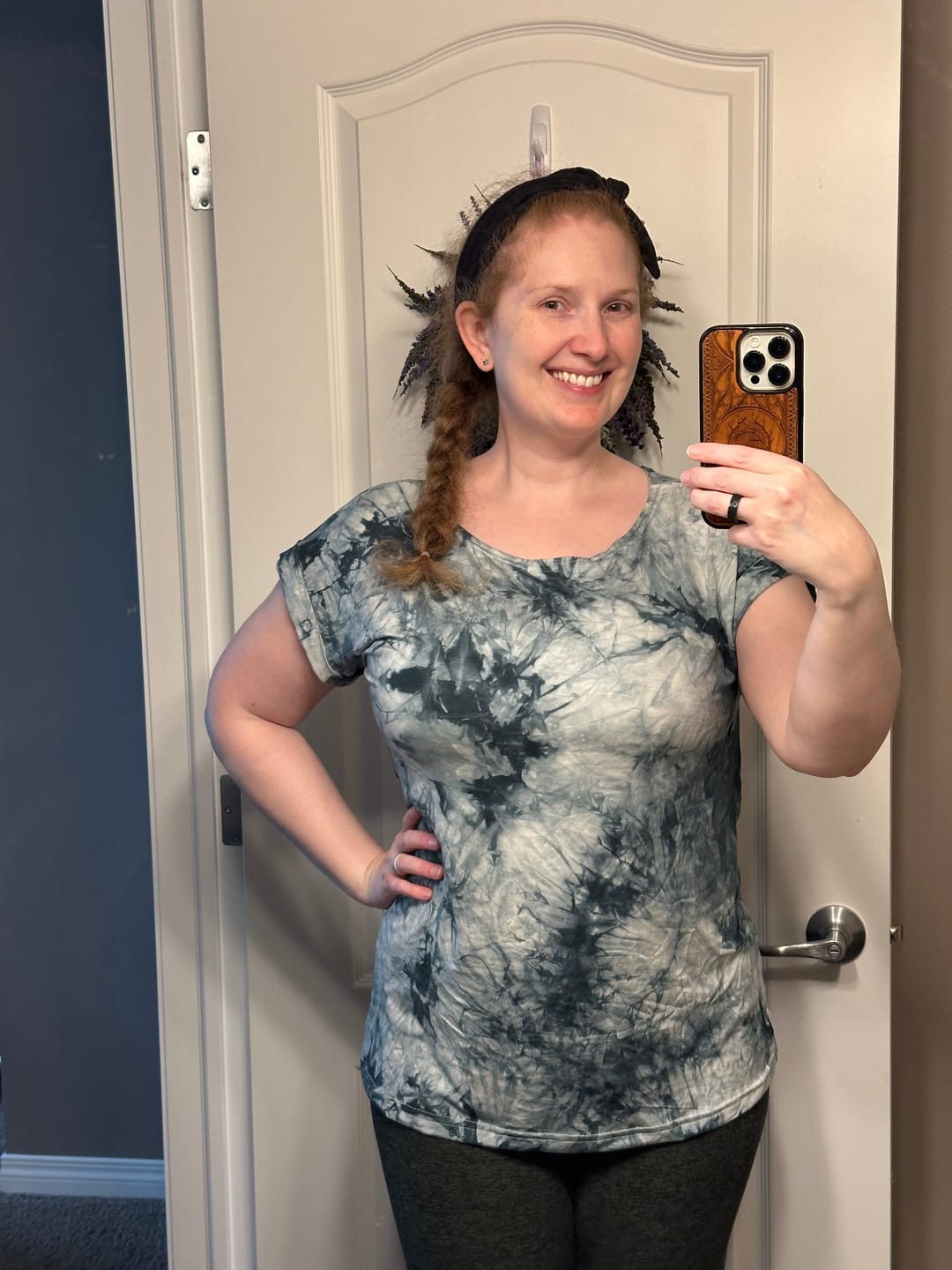 Customer photo review of *Pre-Sale* Cuff Tee