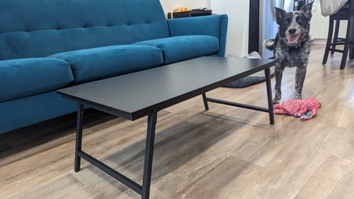 Customer photo review of Flycity Portable Folding Coffee Table With No Assembly Required