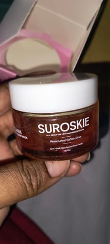 Customer photo review of Rosanna - Rose  Glow Face Mask with AHA BHA