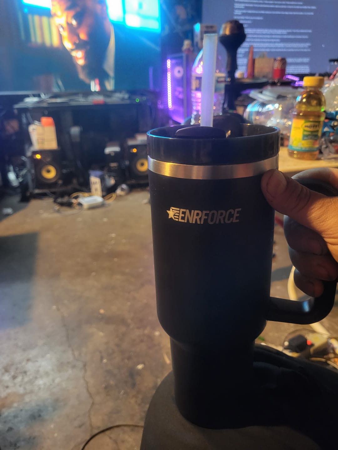 Customer photo review of 40 OZ Soft Matte Tumbler
