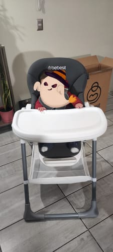 Customer photo review of Silla de Comer Snack LX Gris