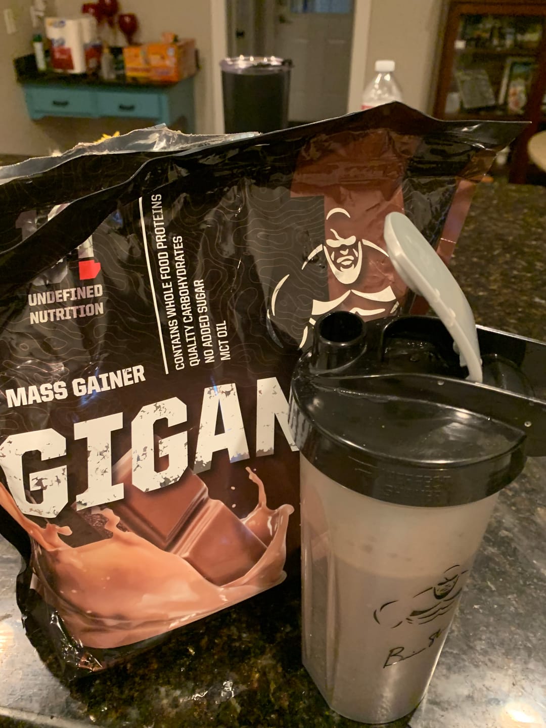 Customer photo review of GIGANTOR | MASS GAINER