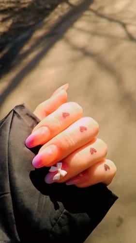 Customer photo review of Siva Nail, Midnight Goldrush, Metallic Glamour, Handmade Press on Nails