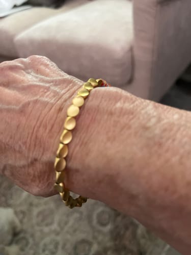 Customer photo review of Tibetan Bracelet of Fortune