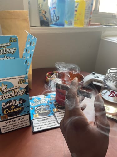 Customer photo review of LooseLeaf x Cookies 2-Pack Wraps (40 Count)
