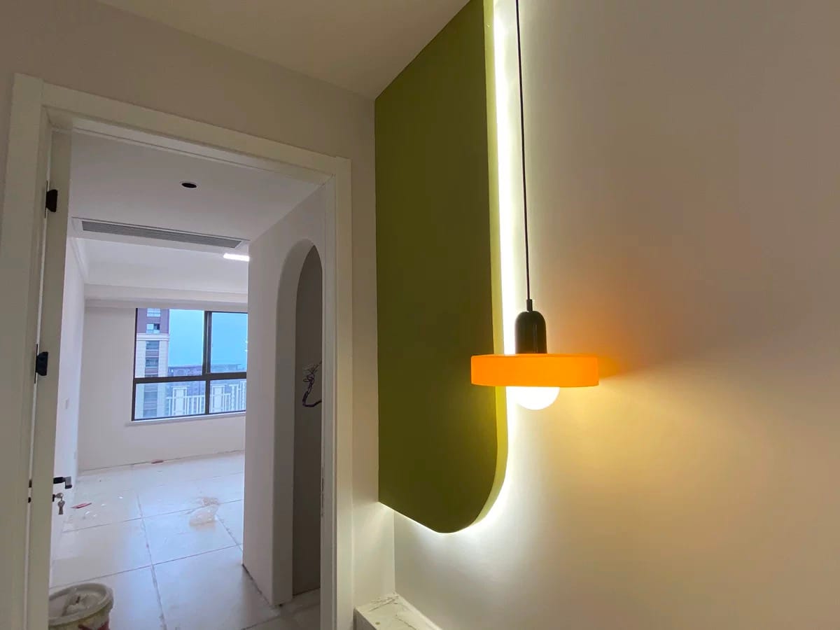 Customer photo review of Luminária Pendente Moderna Nórdica