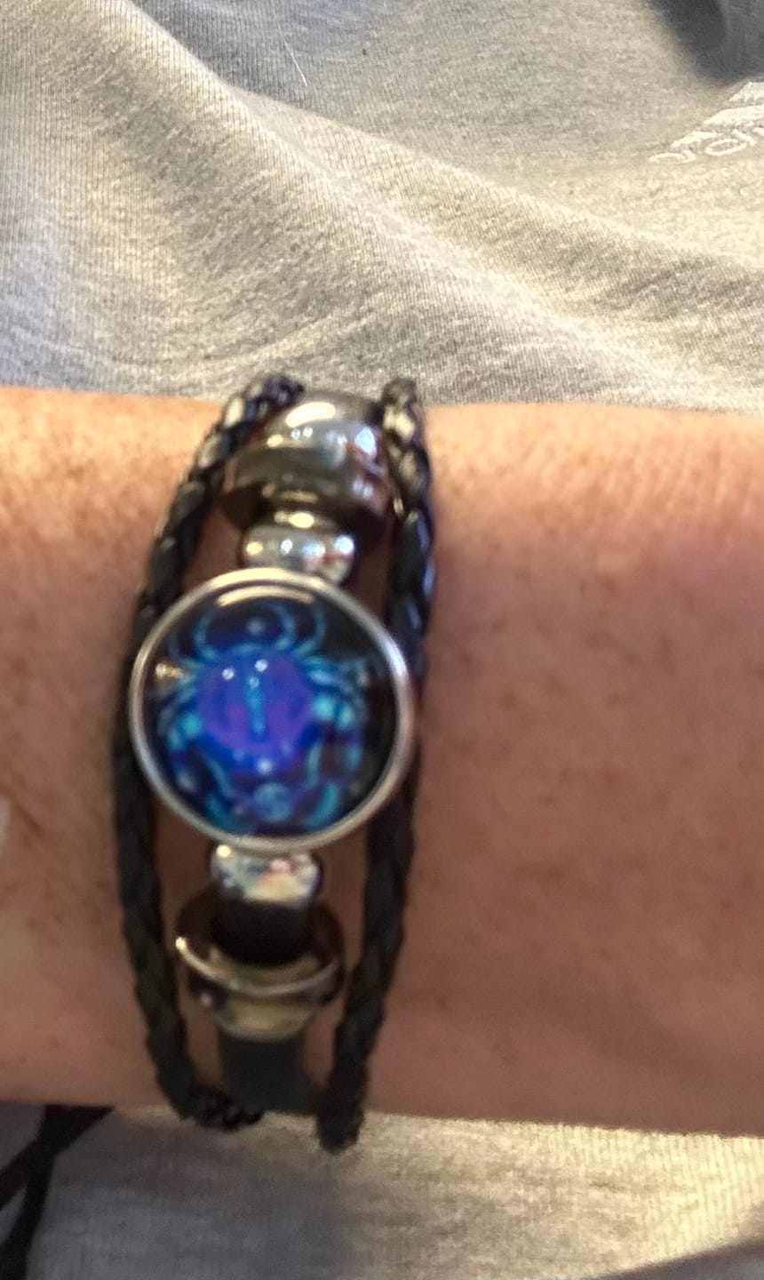 Customer photo review of Cancer Spirit Bracelet