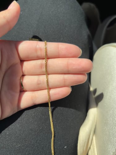 Customer photo review of CUBAN BRACELET 1.8MM