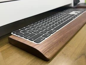 Customer photo review of Wooden Tray for Magic Keyboard with Numeric Keypad
