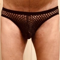 Customer photo review of Men's Breathable Mesh Thongs