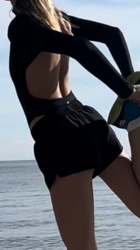 Customer photo review of Luna Long Sleeve Swimwear