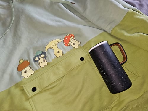 Customer photo review of Mushling Friends Hoodie