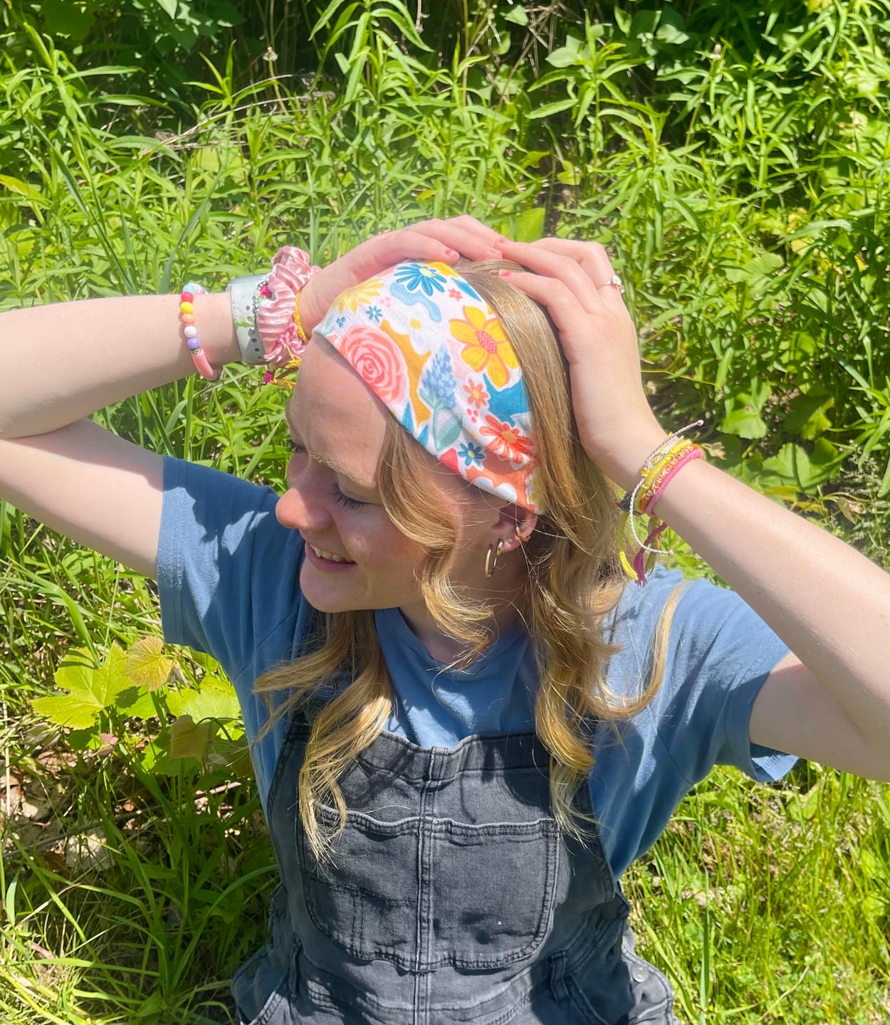 Customer photo review of Custom Headband
