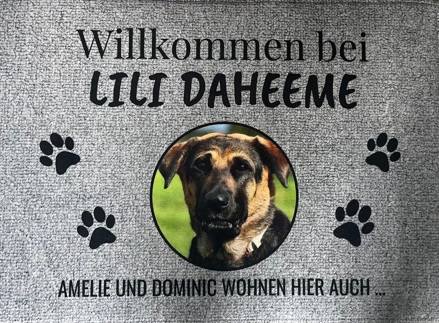 Customer photo review of Eigenes Foto - Individuelle Fußmatte
