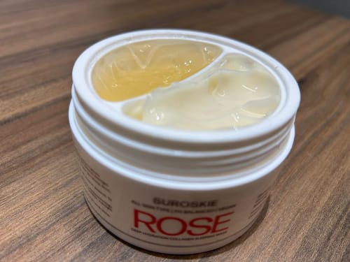 Customer photo review of ROSE DEEP HYDRATION COLLAGEN SLEEPING MASK