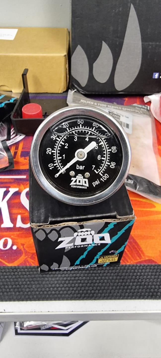 Customer photo review of Fuel Pressure Gauge - 100PSI