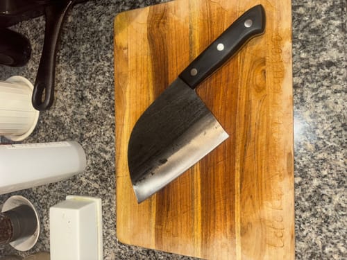 Customer photo review of The Nikos Knife™