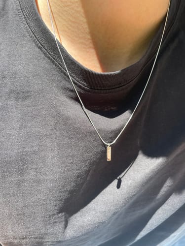 Customer photo review of SAVA NECKLACE