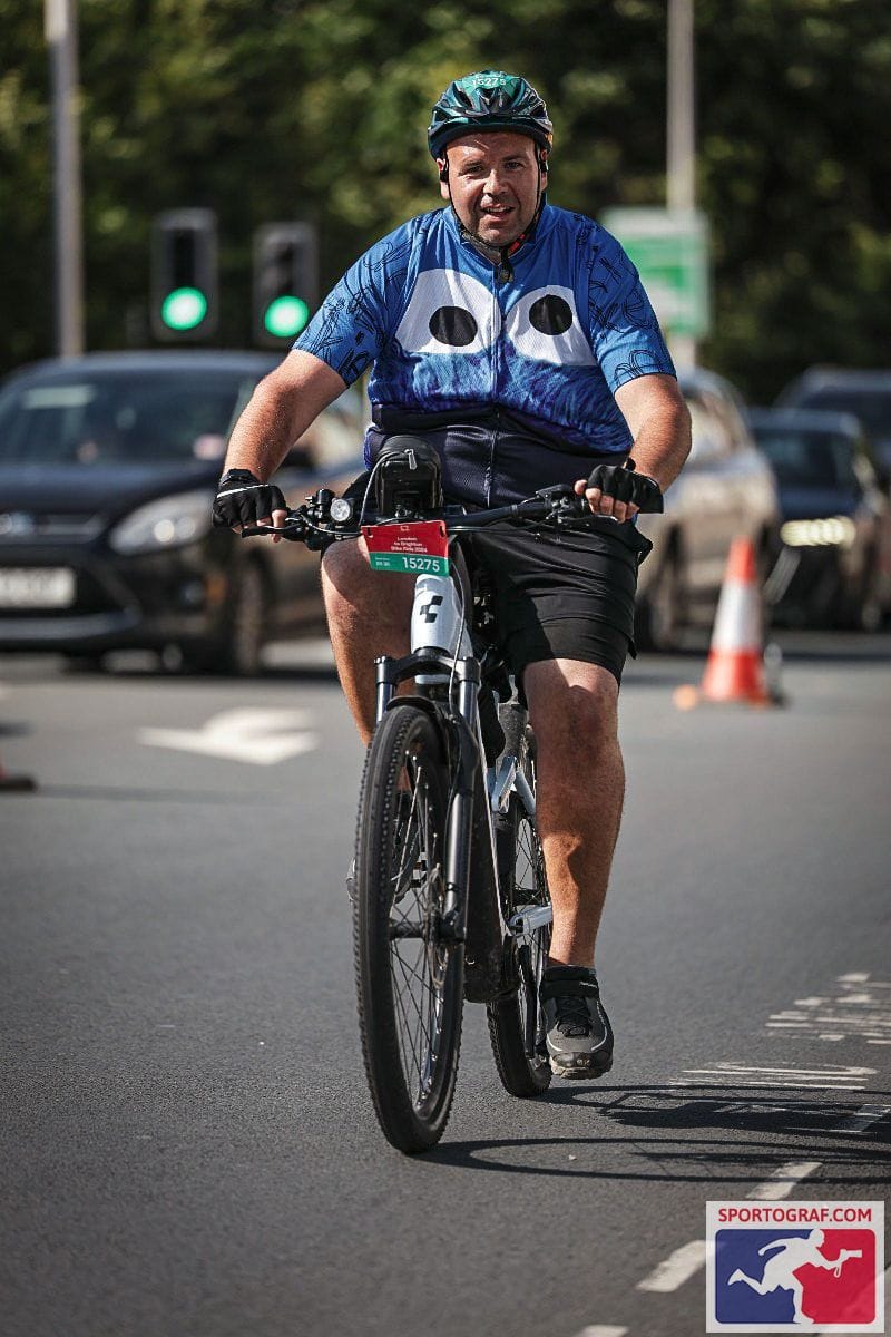Customer photo review of Cookie Monster - Ride, Bike, Eat Cookie! Cycling Jersey