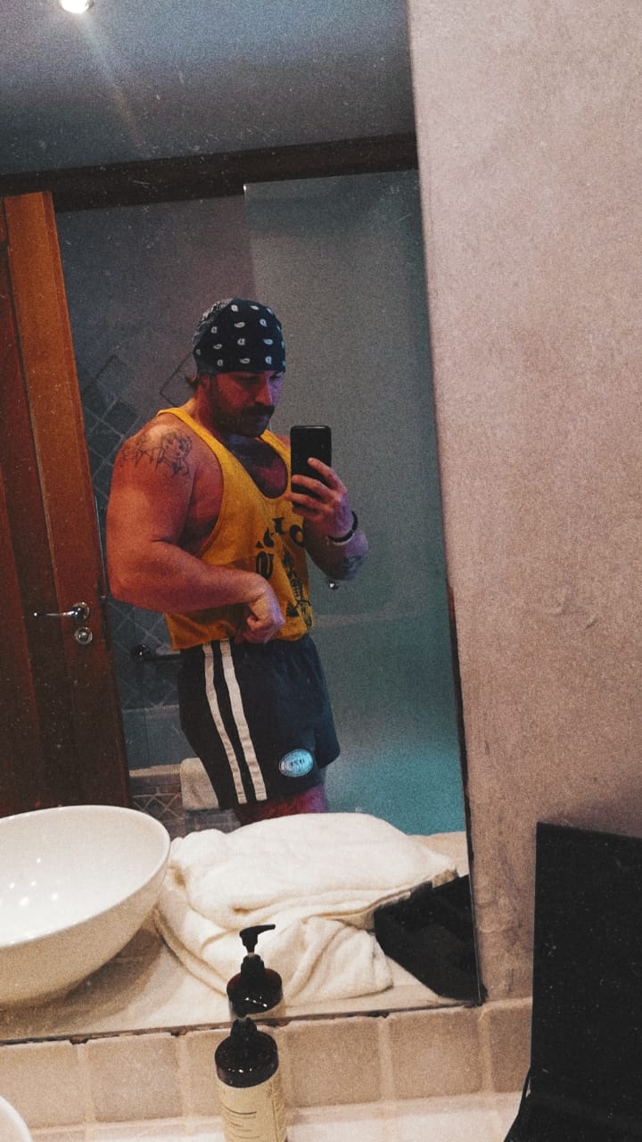 Customer photo review of Vintage Cotton Shorts - Faded Navy