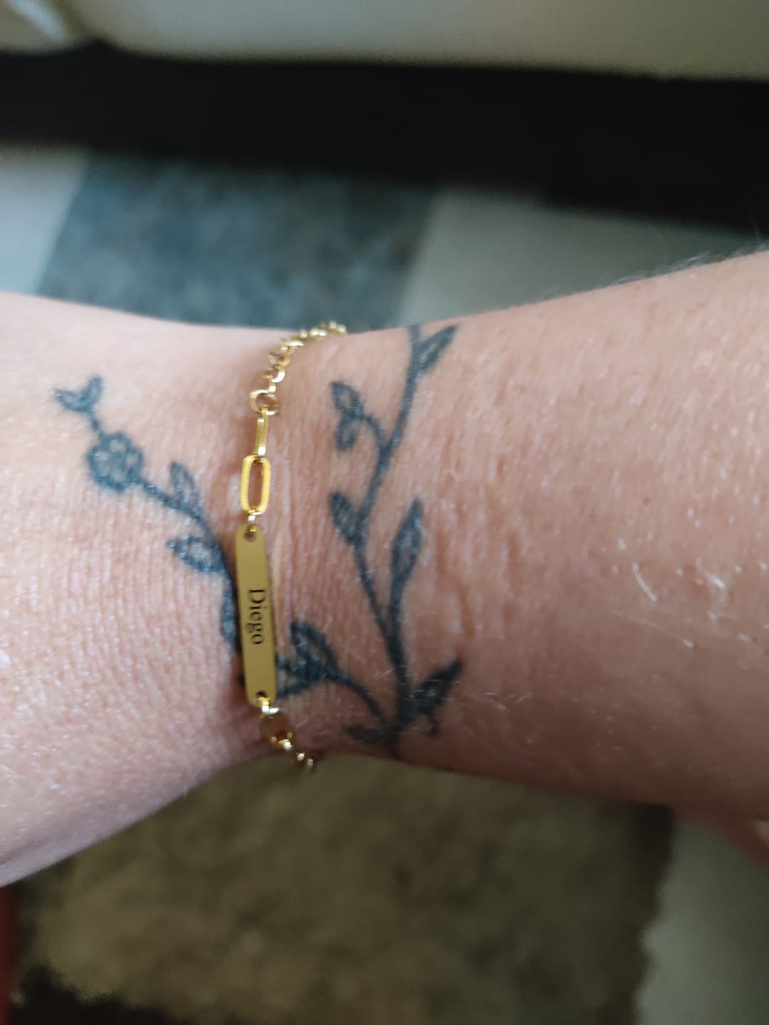 Customer photo review of Pulsera Uniones ~ Personalizable
