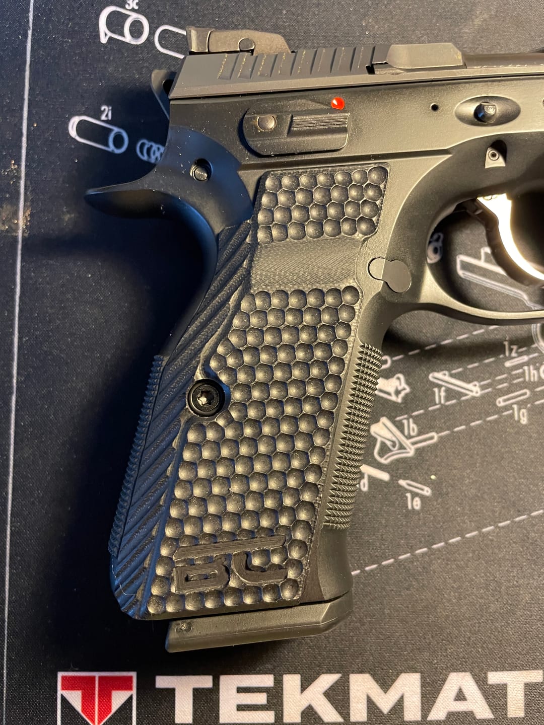 Customer photo review of CZ Shadow 2 G10 Grips