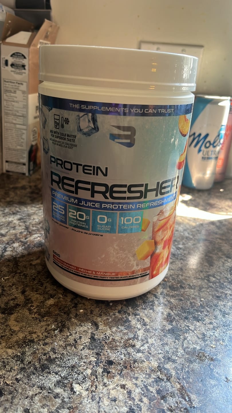 Customer photo review of Believe - Protein Refresher 656g-681g