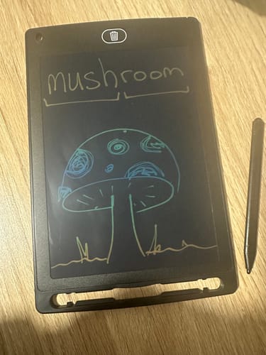 Customer photo review of LCD Writing & Drawing Pad