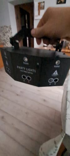 Customer photo review of LITLAMP™ 9-Eye Laser Party Light