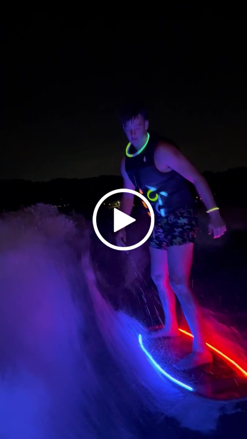 Customer video review of LED WAKESURF SYSTEM