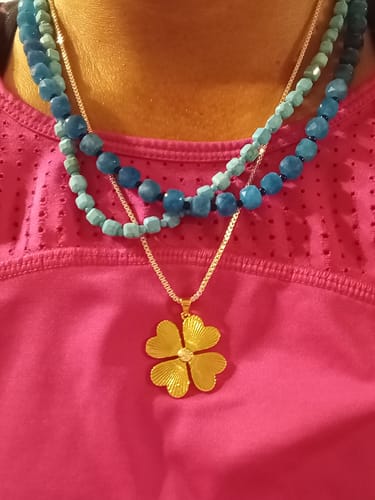 Customer photo review of Fallon Necklace