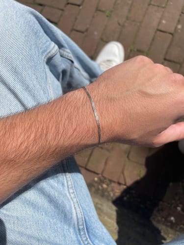 Customer photo review of CUBAN BRACELET 1.8MM