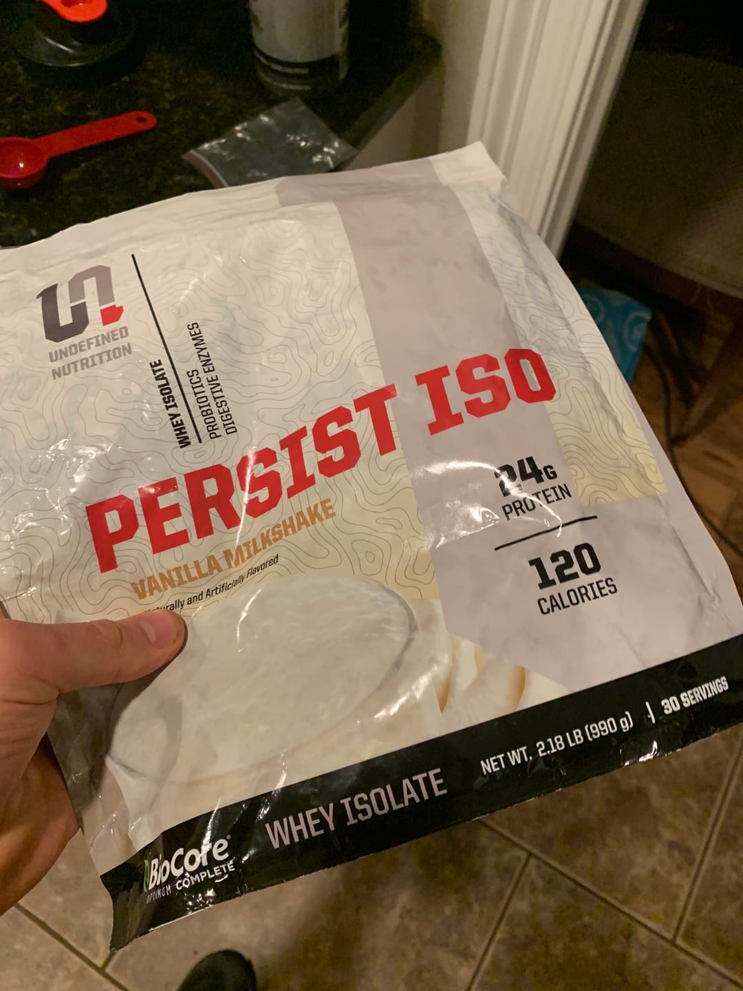 Customer photo review of PERSIST | WHEY PROTEIN ISOLATE