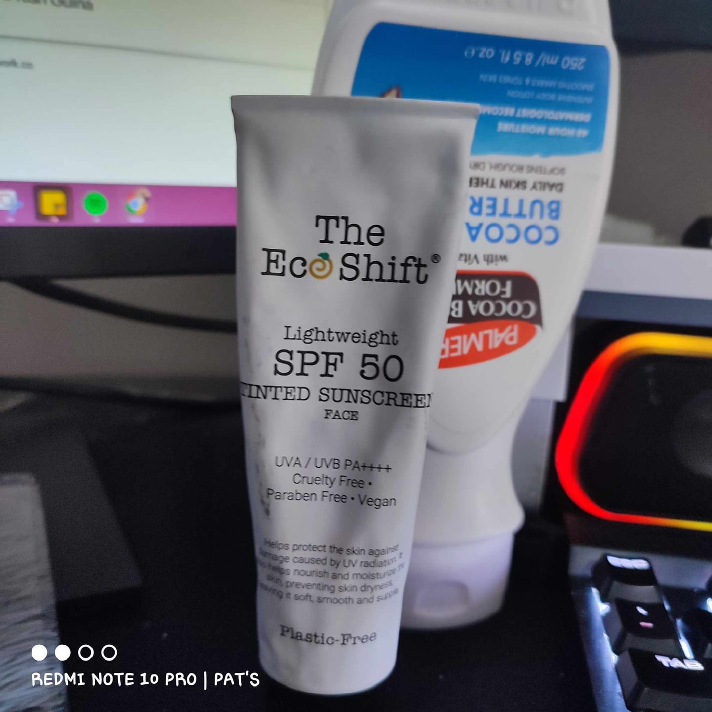 Customer photo review of Lightweight  Daily Tinted Sunscreen with SPF50
