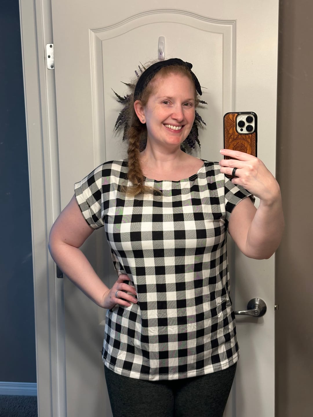 Customer photo review of *Pre-Sale* Cuff Tee