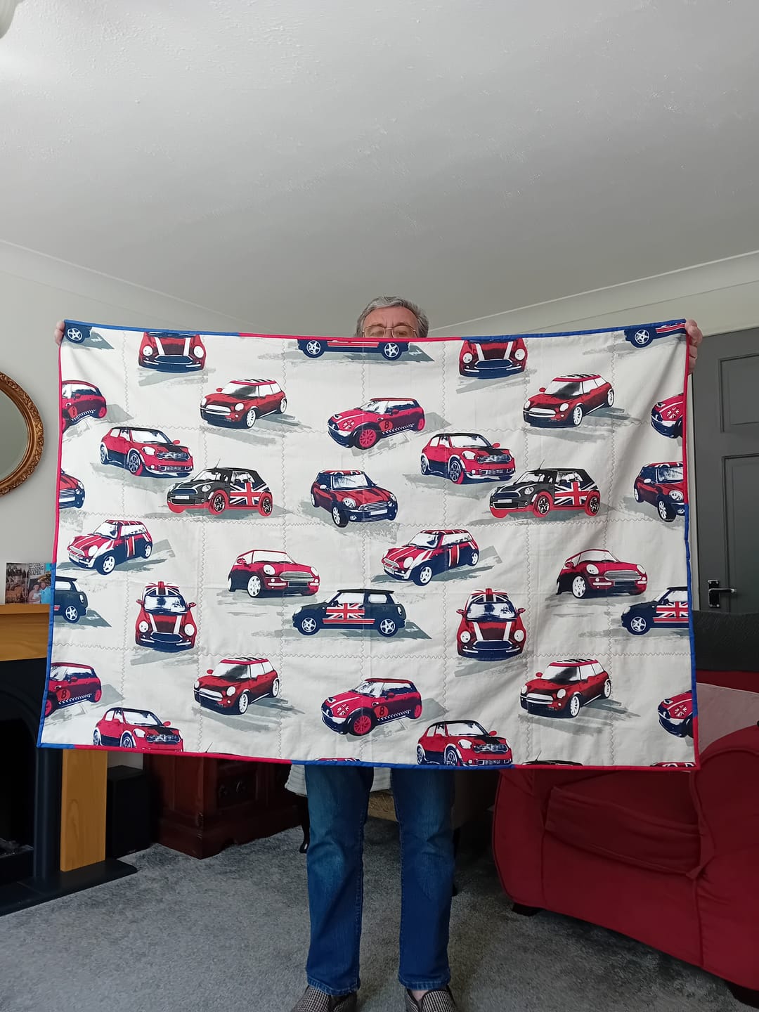 Customer photo review of Plain 5 Piece Cotton Fat Quarter Bundle