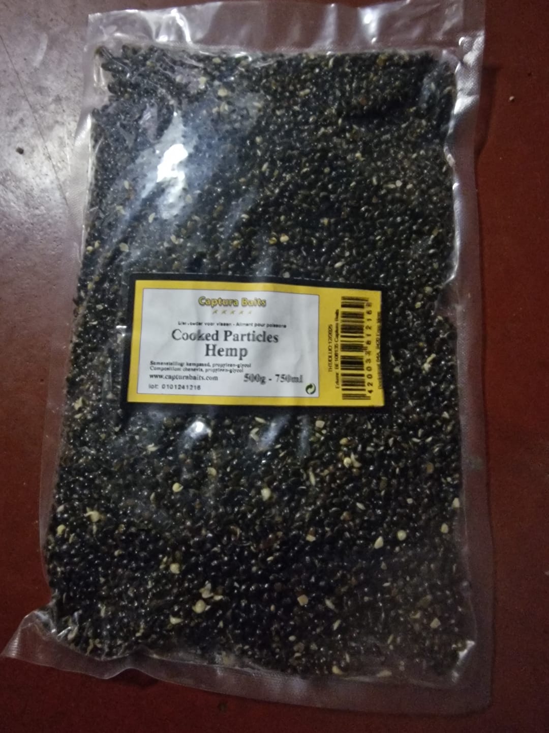 Customer photo review of COOKED PARTICLES HEMP - GEKOOKT KEMPZAAD (HENNEPZAAD)