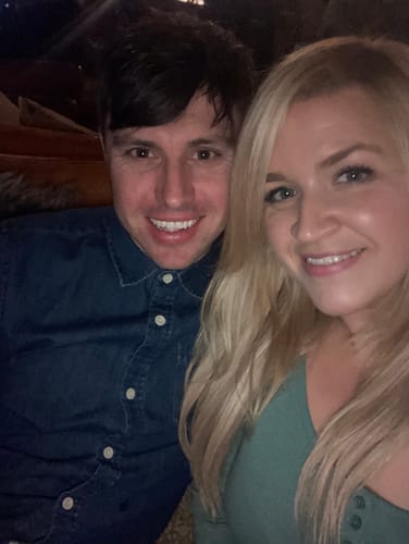 Customer photo review of Invisible Wire Human Hair Extension - Luscious Blonde