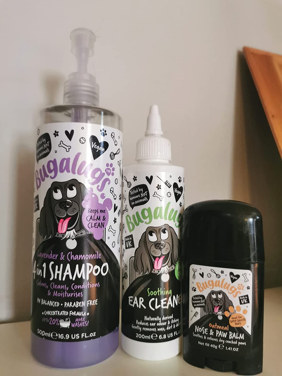 Customer photo review of 4 in 1 Dog Shampoo (Lavender & Chamomile)