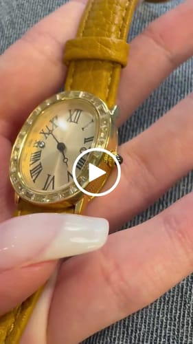 Customer video review of Oval Halo Diamond Watch