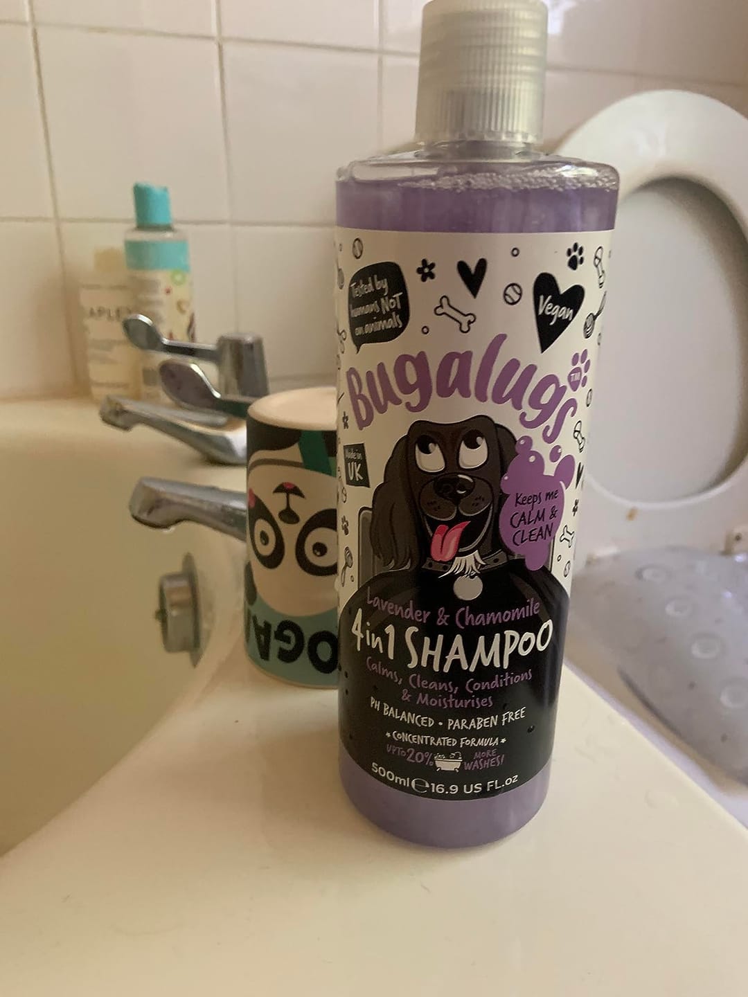 Customer photo review of 4 in 1 Dog Shampoo (Lavender & Chamomile)