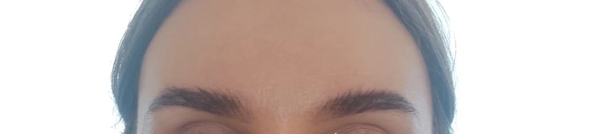 Customer photo review of O.TWO.O FLUFF SHAPING BROW WAX AND BROW CREAM